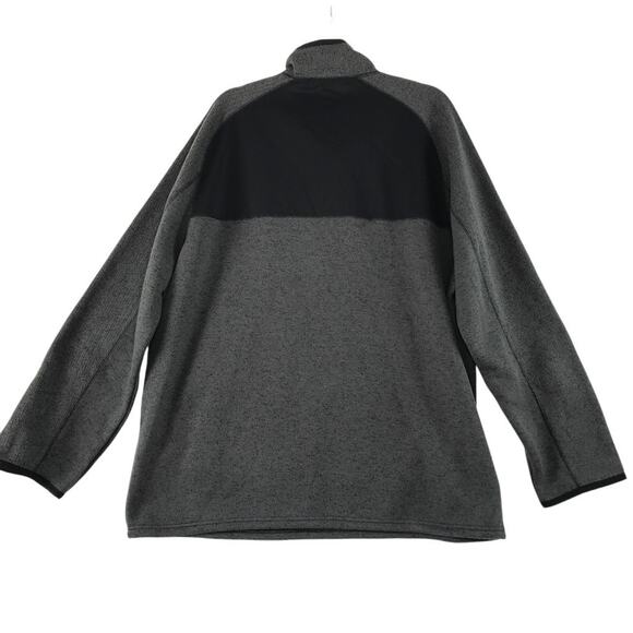 BASS OUTDOOR Q Zip Neck Sweater Fleece Men XXL Gray Outdoor Versatile Cozy NWT - Picture 4 of 10
